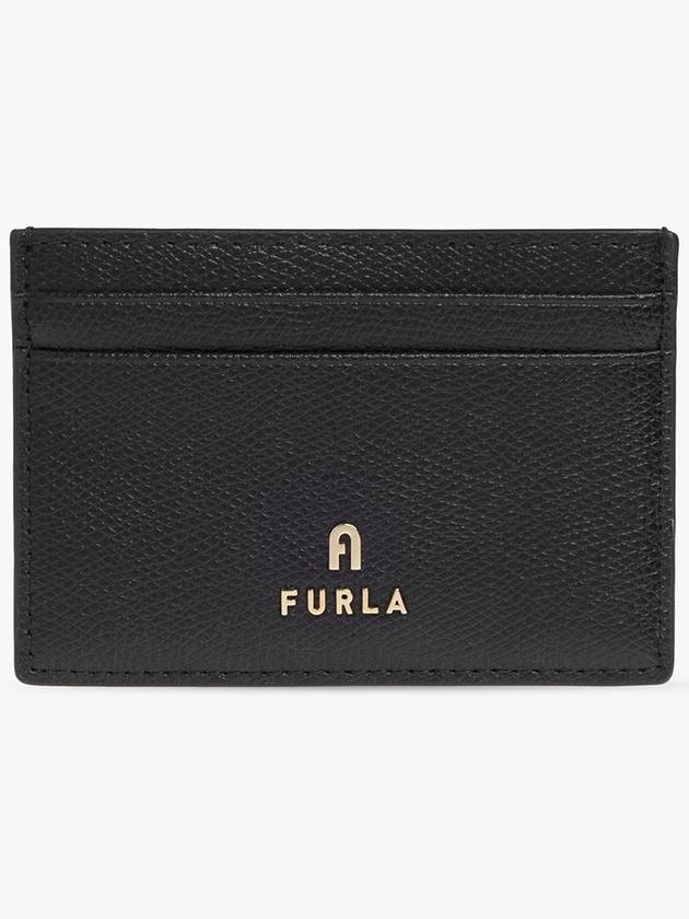 Furla ‘Camelia’ Card Case, Women's, Black - FURLA - BALAAN 1