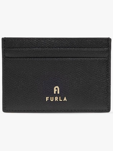 Furla ‘Camelia’ Card Case, Women's, Black - FURLA - BALAAN 1