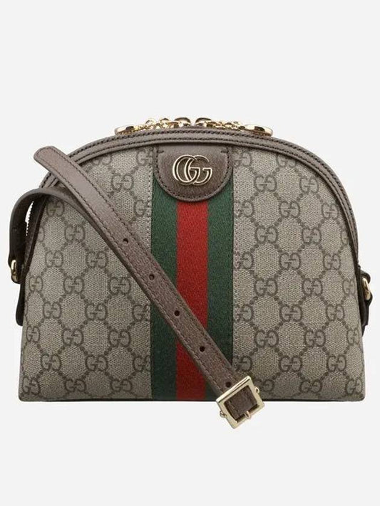 Ophidia GG Shoulder Bag Beige Ebony - GUCCI - BALAAN 2