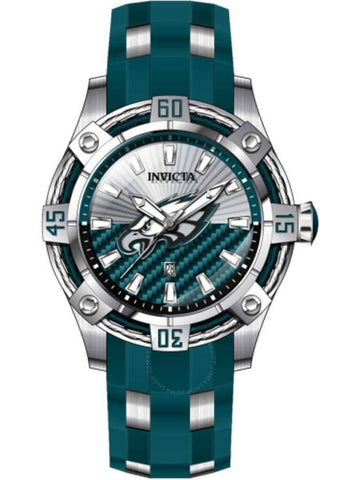 Invicta NFL Philadelphia Eagles Quartz Silver Dial Men's Watch 42060 - INVICTA - BALAAN 1