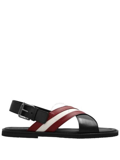 Jamilo Crossover Sandals Red Black - BALLY - BALAAN 2