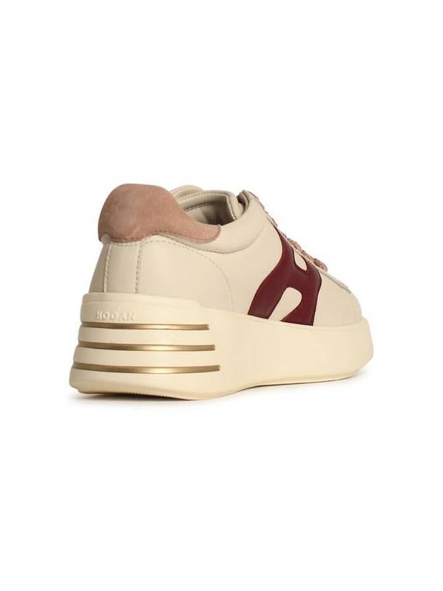 Hogan 'Rebel H564' Ivory Leather Sneakers - HOGAN - BALAAN 3