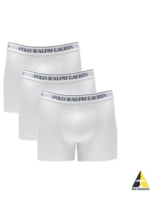 Cotton Trunks 3 Pack White - POLO RALPH LAUREN - BALAAN 1