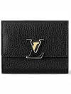 Capucines XS Taurillon Medium Wallet Black - LOUIS VUITTON - BALAAN 2