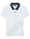 Women's BEA Collar Short Sleeve T-Shirt White - J.LINDEBERG - BALAAN 3