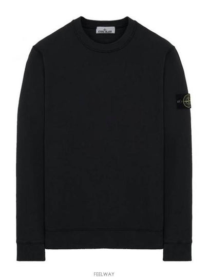 Wappen Patch Crewneck Sweatshirt Charcoal - STONE ISLAND - BALAAN 2