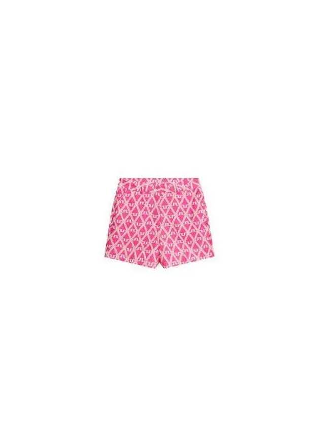 Women's Gwen Printed Shorts Purple - J.LINDEBERG - BALAAN 2