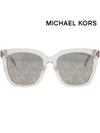 Sunglasses MK2163F 3015E transparent horn rim - MICHAEL KORS - BALAAN 4