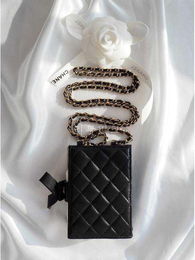 22B Dear Diary Chain Wallet Mini Cross Bag WOC Black AP2954 - CHANEL - BALAAN 10