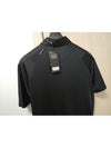 Men's Golf Wear Swing Tech Solid Polo Shirt Black Caviar - CALLAWAY GOLF - BALAAN 7