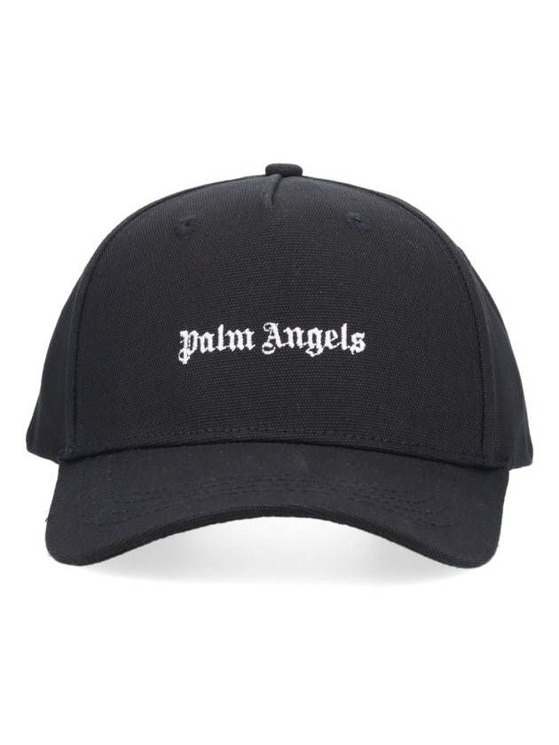 Classic Logo Ball Cap Black - PALM ANGELS - BALAAN 2