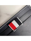 Stitched Vacchetta Card Wallet Navy - THOM BROWNE - BALAAN 10