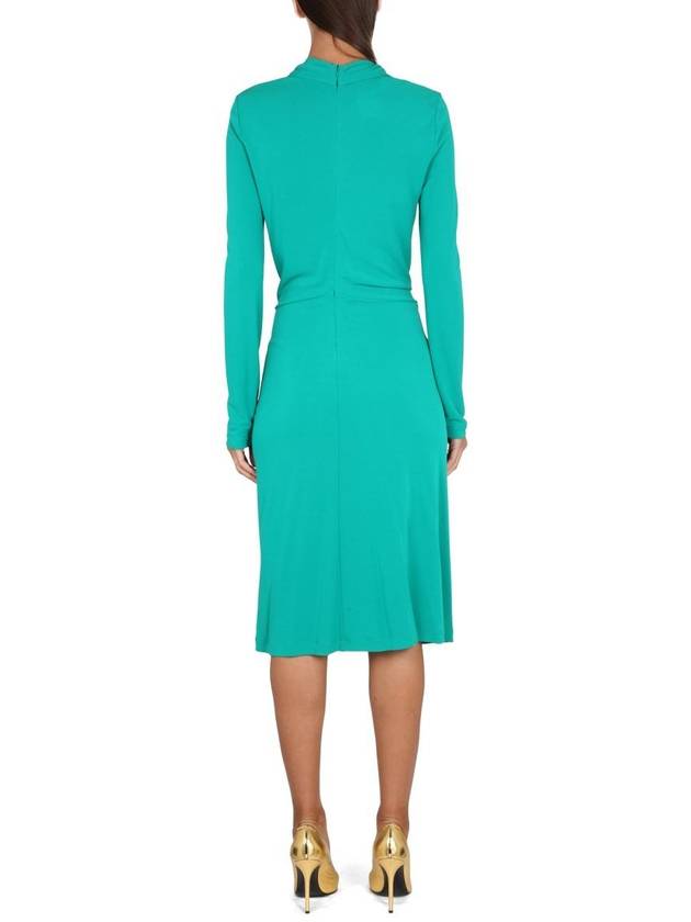 Midi Dress A 0405 1621 0382 EMERALD - ALBERTA FERRETTI - BALAAN 4