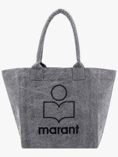 Yenky Embroidered Logo Small Tote Bag Grey - ISABEL MARANT - BALAAN 2