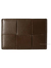 Intrecciato Cassette Card Wallet Light Brown - BOTTEGA VENETA - BALAAN 2