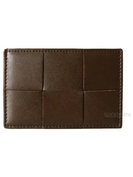 Intrecciato Cassette Card Wallet Light Brown - BOTTEGA VENETA - BALAAN 2