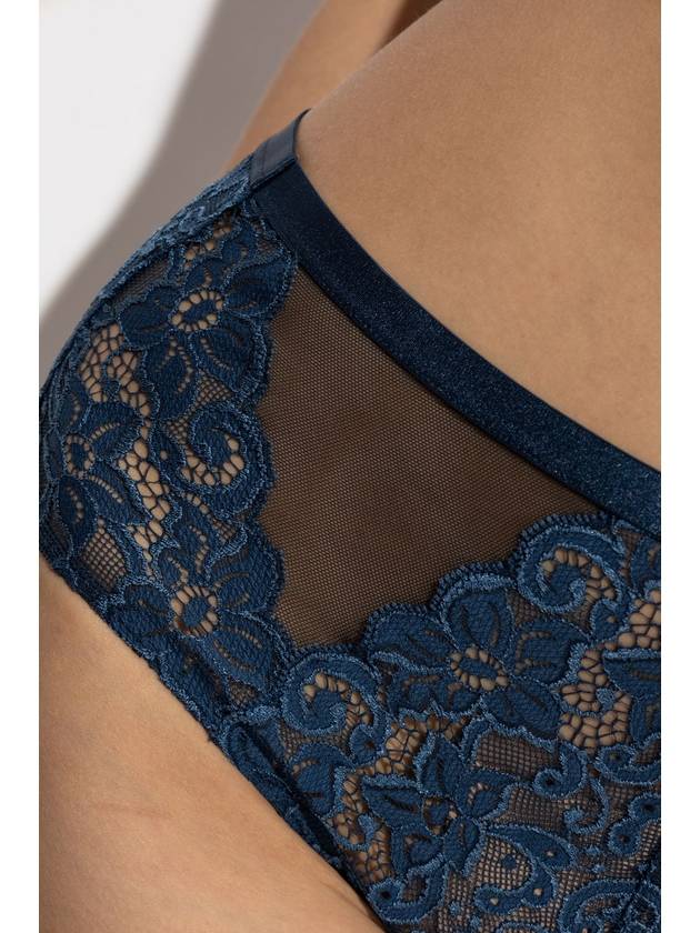 Hanro Lace Briefs, Women's, Navy Blue - HANRO - BALAAN 4