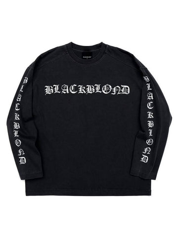 Crushed Faith Long Sleeve T-Shirt Black - BLACKBLOND - BALAAN 1