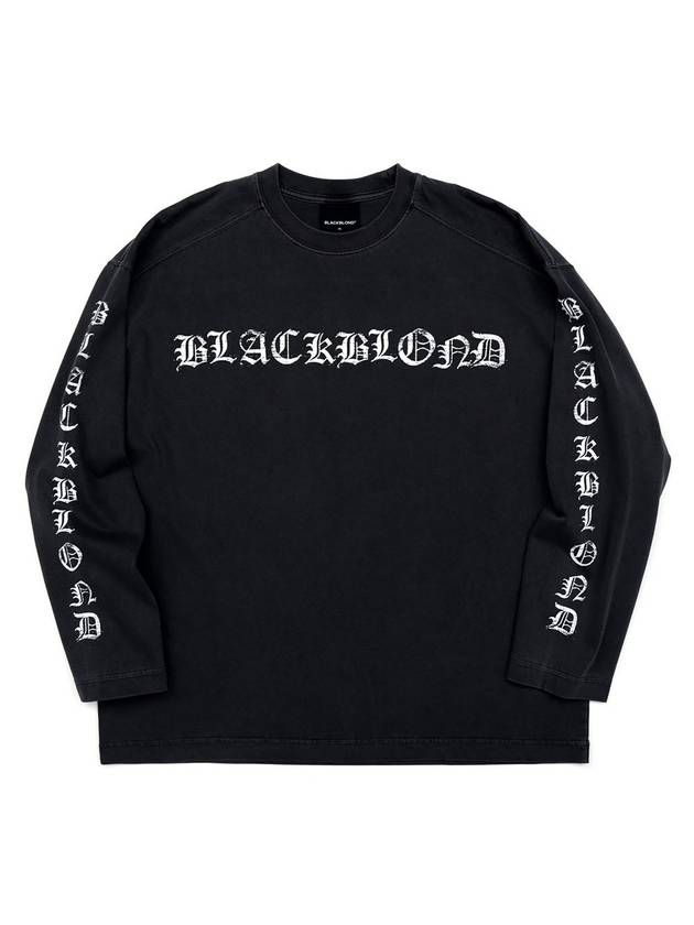 Crushed Faith Long Sleeve T-Shirt Black - BLACKBLOND - BALAAN 3