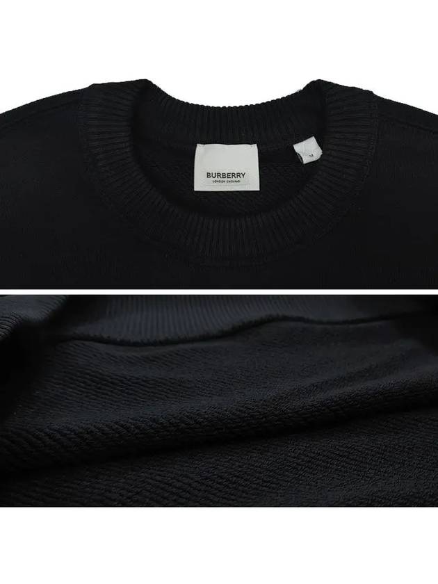 Embroidered EKD Logo Sweatshirt Black - BURBERRY - BALAAN 4