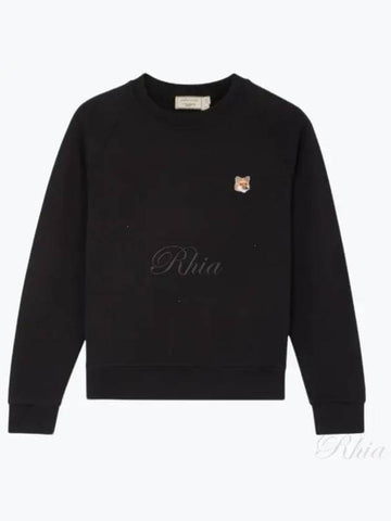 Maison Kitsune Fox Head Patch Women s Sweatshirt AW00303KM0001 BK 102123 - MAISON KITSUNE - BALAAN 1