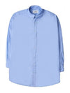 Oversized Fit Oxford Long Sleeve Shirt Blue - MAISON MARGIELA - BALAAN 2