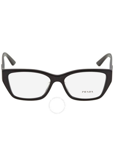 Prada Demo Irregular Ladies Eyeglasses PR 11YVF 1AB1O1 55 - PRADA - BALAAN 1