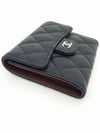 Caviar flap bifold wallet - CHANEL - BALAAN 5