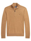 Wool Quarter Zipper Sweater Brown - POLO RALPH LAUREN - BALAAN 1