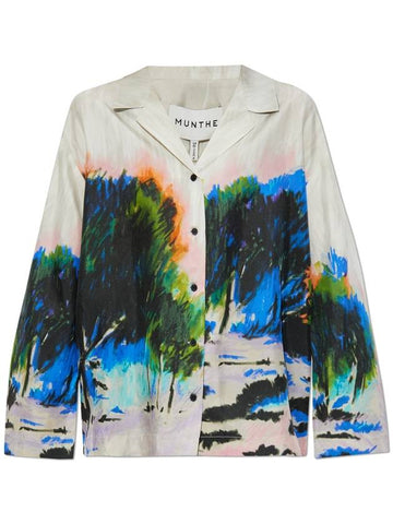 Munthe Silk Shirt, Women's, Multicolour - MUNTHE - BALAAN 1