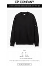 Men's Lens Wappen Crew Neck Sweatshirt Black - CP COMPANY - BALAAN 3