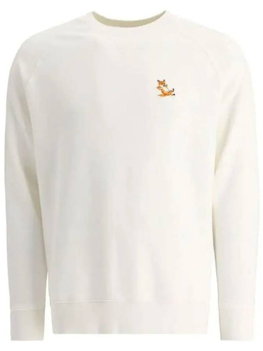 Chillax Fox Patch Classic Sweatshirt Ecru - MAISON KITSUNE - BALAAN 2