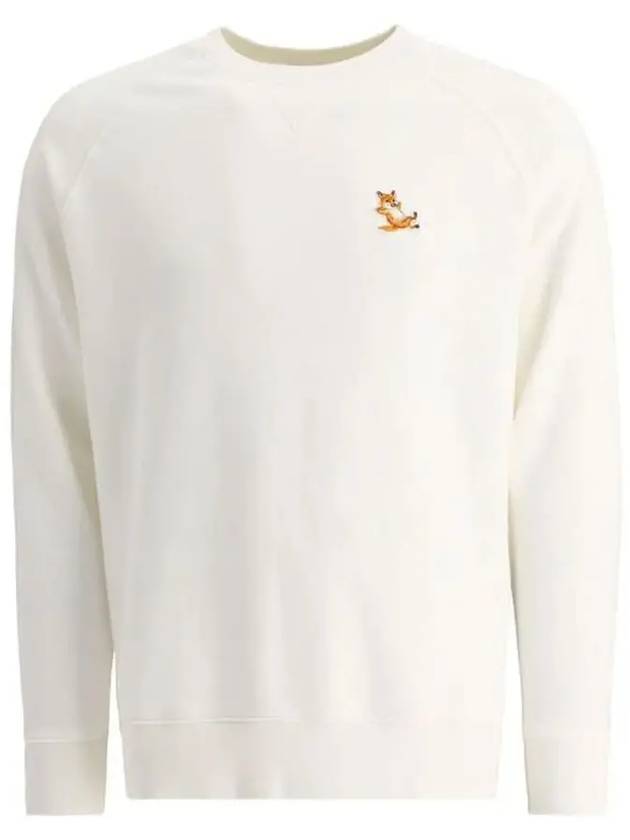 Chillax Fox Patch Classic Sweatshirt Ecru - MAISON KITSUNE - BALAAN 2