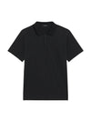 Bronn Cotton Short Sleeve Polo Shirt Black - THEORY - BALAAN 1