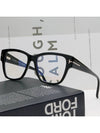 Blue light blocking glasses frame TF5745B 001 black horn rim cat eye - TOM FORD - BALAAN 2