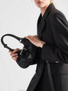 Moon Padded Nappa Leather Shoulder Bag Black - PRADA - BALAAN 8