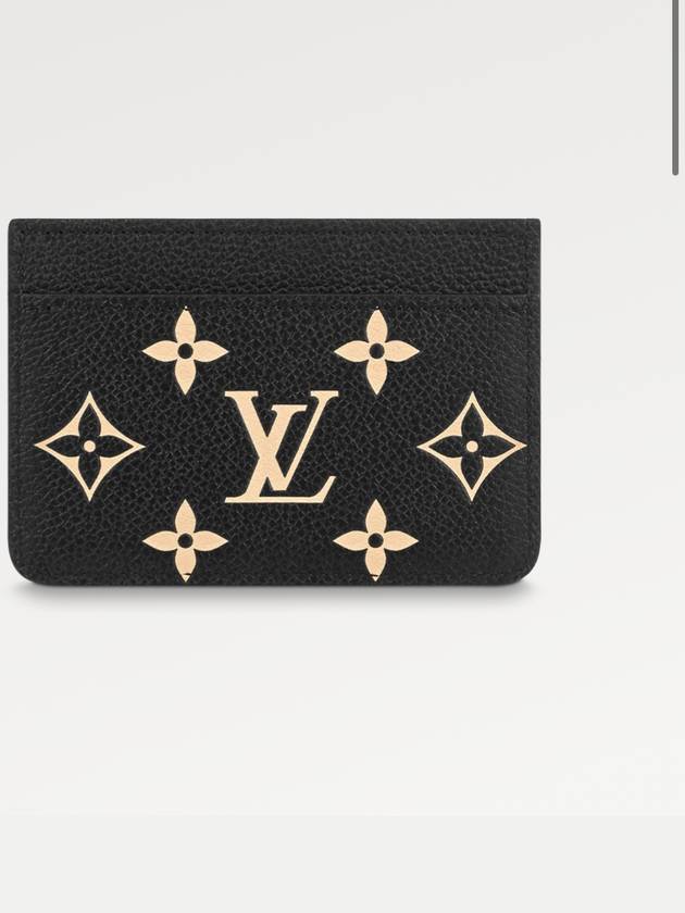 Monogram Empreinte Leather Card Wallet Black - LOUIS VUITTON - BALAAN 7