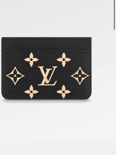 Monogram Empreinte Leather Card Wallet Black - LOUIS VUITTON - BALAAN 2