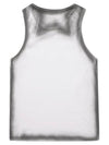 Runway Spray Logo Recycled Sleeveless White - ULKIN - BALAAN 3