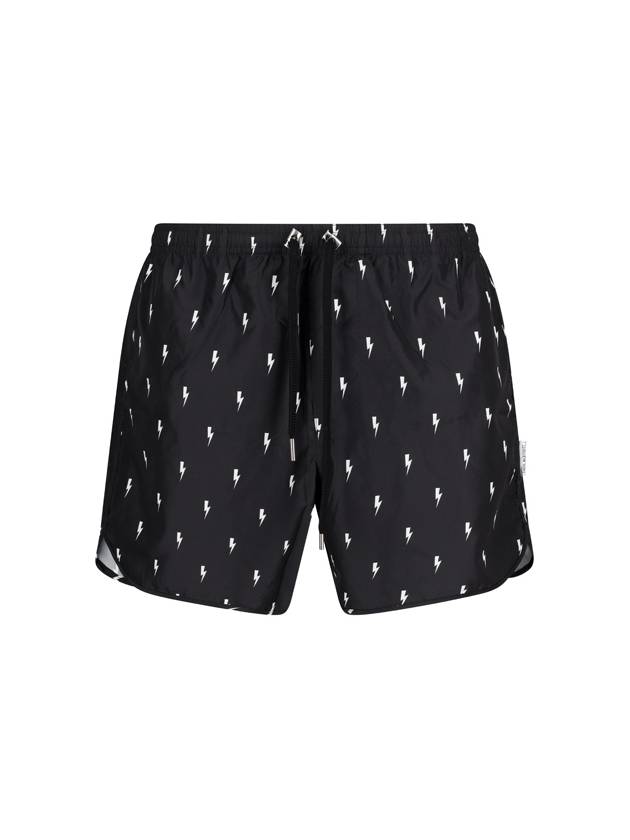 LIGHTNING PRINT SWIMMING BOXERS - NEIL BARRETT - BALAAN 1