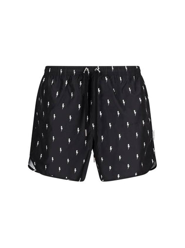 LIGHTNING PRINT SWIMMING BOXERS - NEIL BARRETT - BALAAN 1