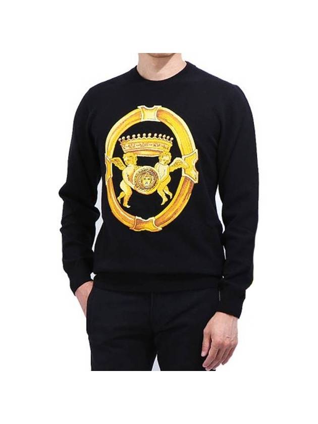 Medusa Print Sweatshirt Black - VERSACE - BALAAN 1