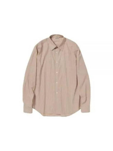 Long Sleeve Shirt A24SS01WW Free LIGHT BROWN STRIPE - AURALEE - BALAAN 1