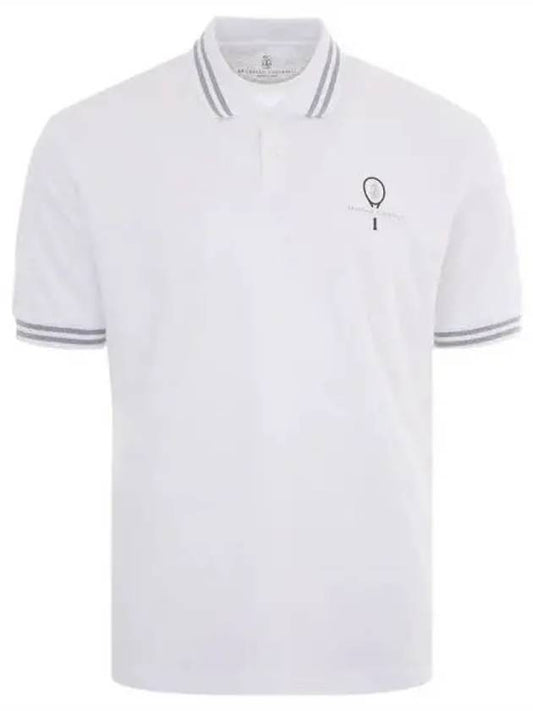 Tennis logo short sleeve t shirt 271601 - BRUNELLO CUCINELLI - BALAAN 1