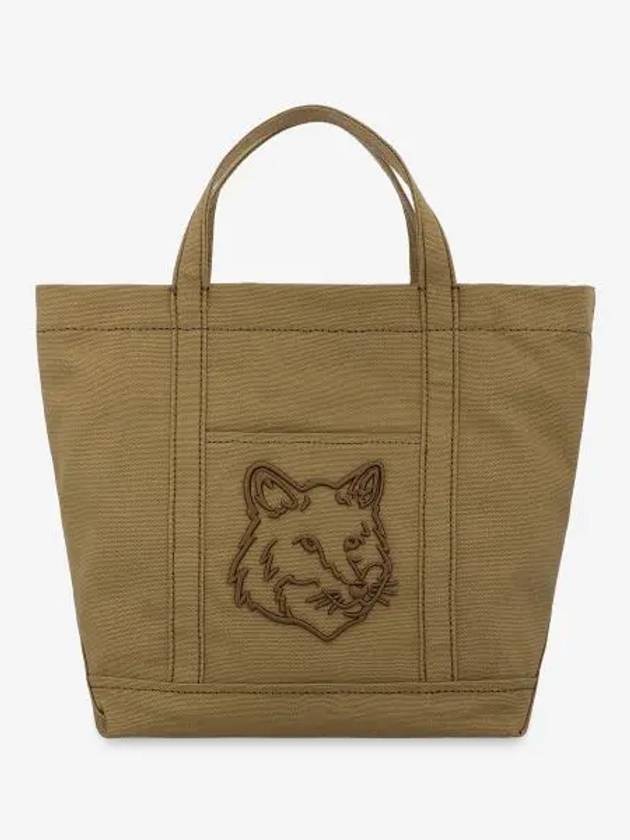 Bold Fox Head Mini Tote Bag Chesnut - MAISON KITSUNE - BALAAN 2