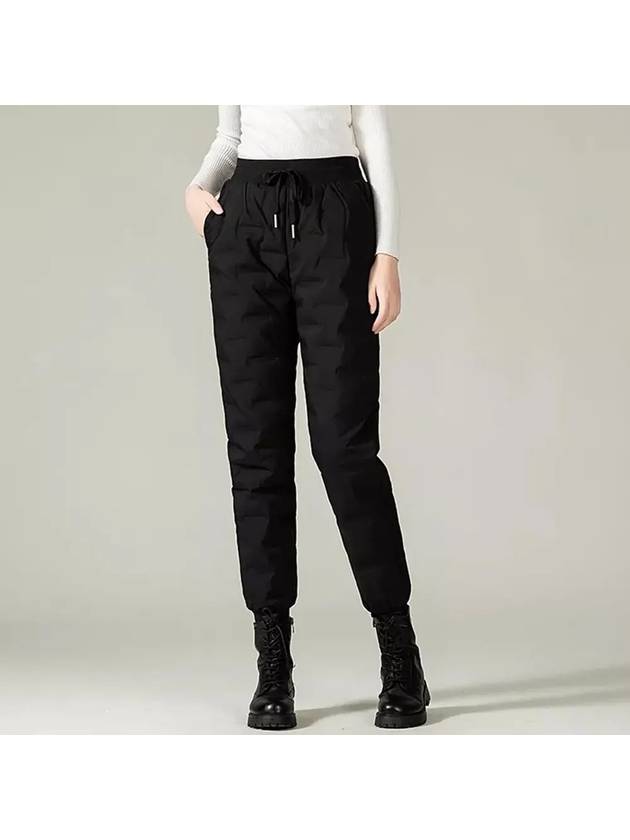 Women's Quilted Duck Down Jogger Pants PT187 - IKALOOOK - BALAAN 1