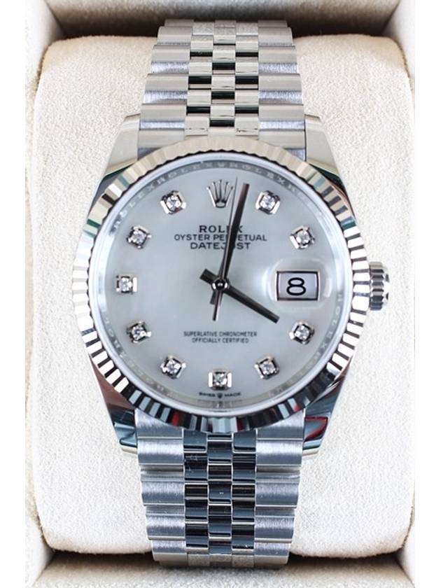 Rolex Datejust 36 White Porcelain Edition 10P 21 Years - ROLEX - BALAAN 3