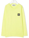 Kids Logo Patch Crew Neck T Shirt 771620447 V0031 - STONE ISLAND - BALAAN 1