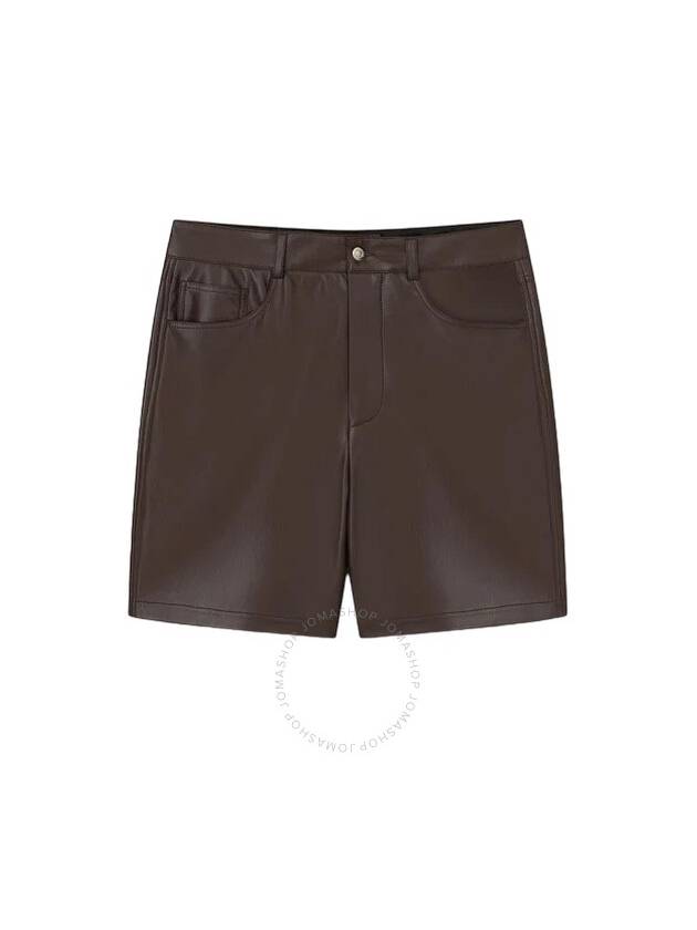 Nanushka Novan Leather Shorts, Size Medium - NANUSHKA - BALAAN 1