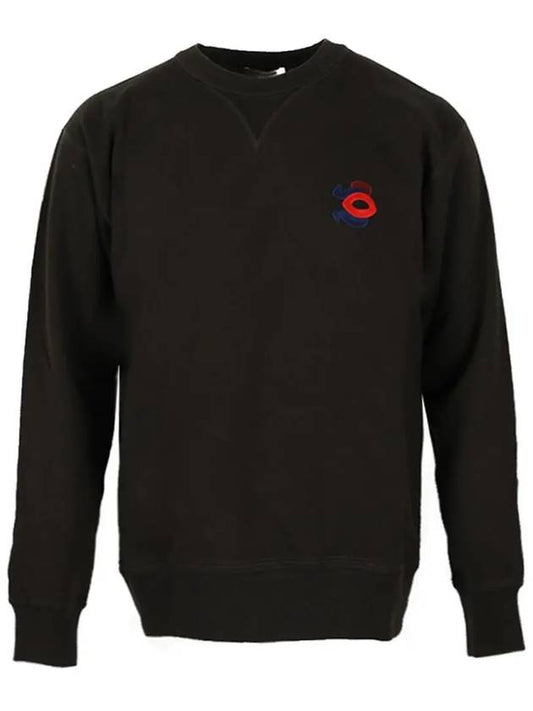 Mike Logo Brushed Sweatshirt Black - ISABEL MARANT - BALAAN 2